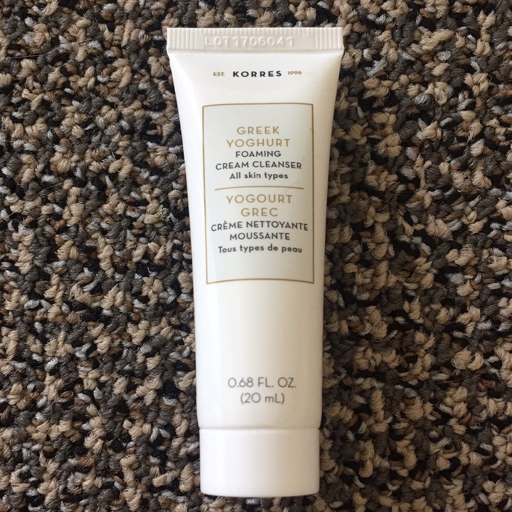 Korres Greek Yogurt Foaming Cleanser 0.69oz NWB